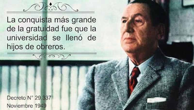 22 de noviembre: Día de la gratuidad universitaria argentina. Jorge Alberto Ripani