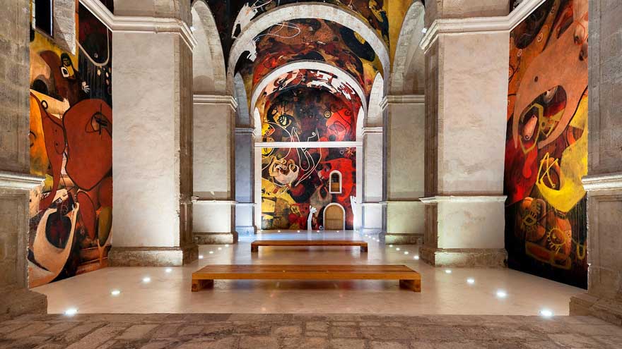 Visita y anatomía de las Pinturas Murales de Alarcón. Iván Vélez